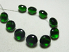 Brand New - 5 Matched Pairs - Emerald Green Quartz - Faceted Onion Briolettes amazing Gorgeous sparkle Huge Size 13x13 mm